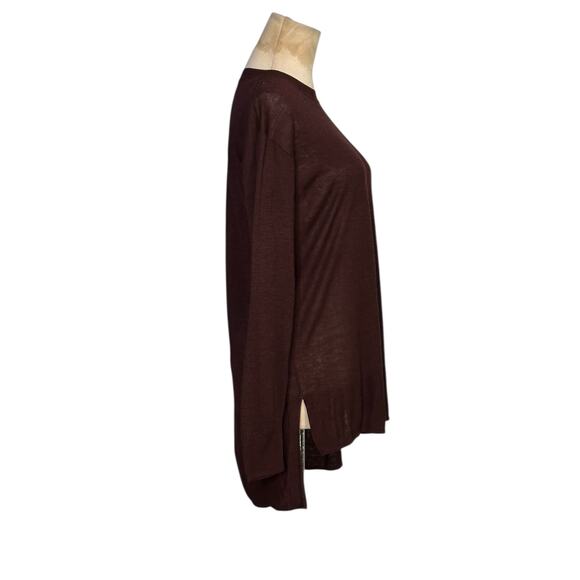 H&M brown long sleeves hi low sweater size XS - Picture 11 of 13